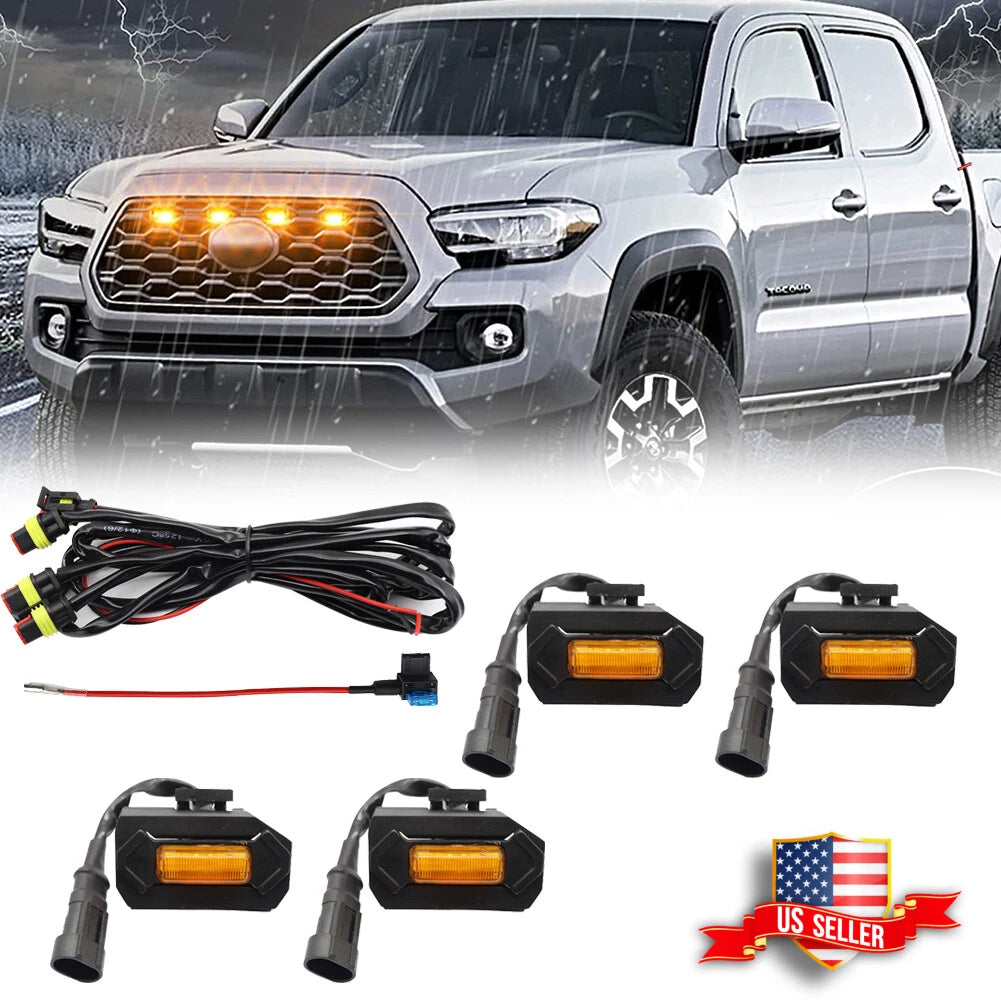 Amber LED Grill Light for Toyota Tacoma (2020–2022)
