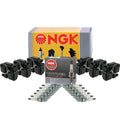 Set of 6 NGK Ignition Coils & 12 Spark Plugs for Mercedes W203 W163 (2000–2007)