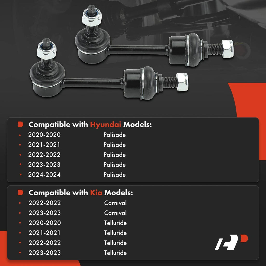 2X Rear Side Sway Bar Link for Kia Telluride (2020–2023)