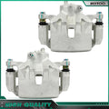 Front Brake Calipers w/ Bracket for Kia Forte (2014–2018)