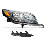 Right Passenger Side Halogen Headlight for Chevy Malibu LS (2013–2016)