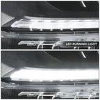 Projector Headlights for Chevrolet Traverse (2018–2021) - Black Housing, Clear Lens