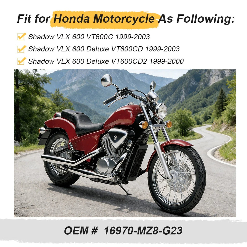 Fuel Gas Petcock Valve Switch & Tank Tube for Honda VLX600 (1999–2003)