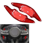 Steering Wheel Shift Paddle for Mazda CX-30 (2020–2021) Carbon Fiber Red
