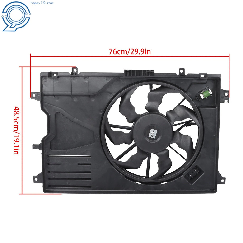Single Fan Radiator Cooling Fan Assembly for Mazda 3 CX-30 (2019–2023)