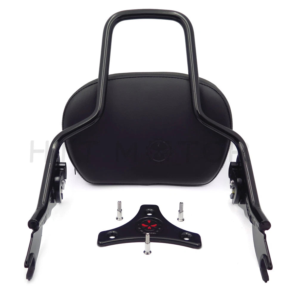 Sissy Bar Upright Passenger Backrest Pad for Harley Touring (2009–2018)