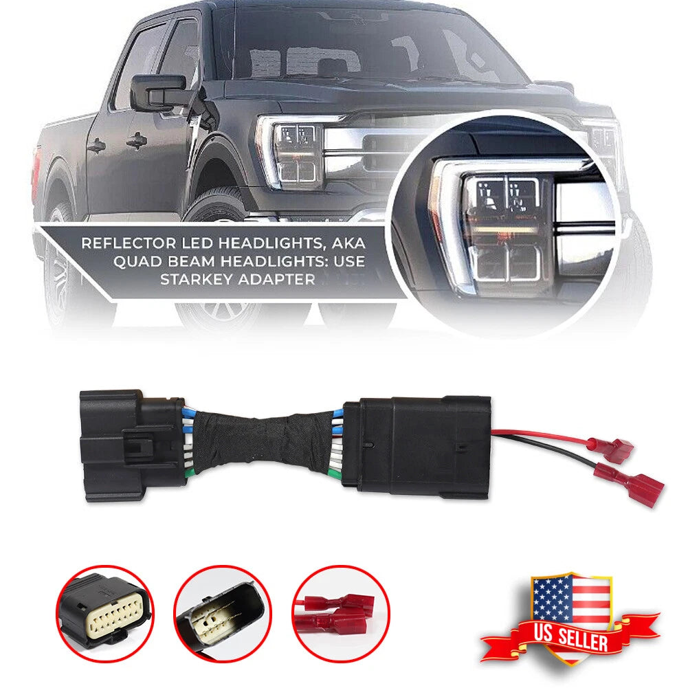 Parking Light Plug Adapter for Ford F150 (2021–2023) - LED Compatible
