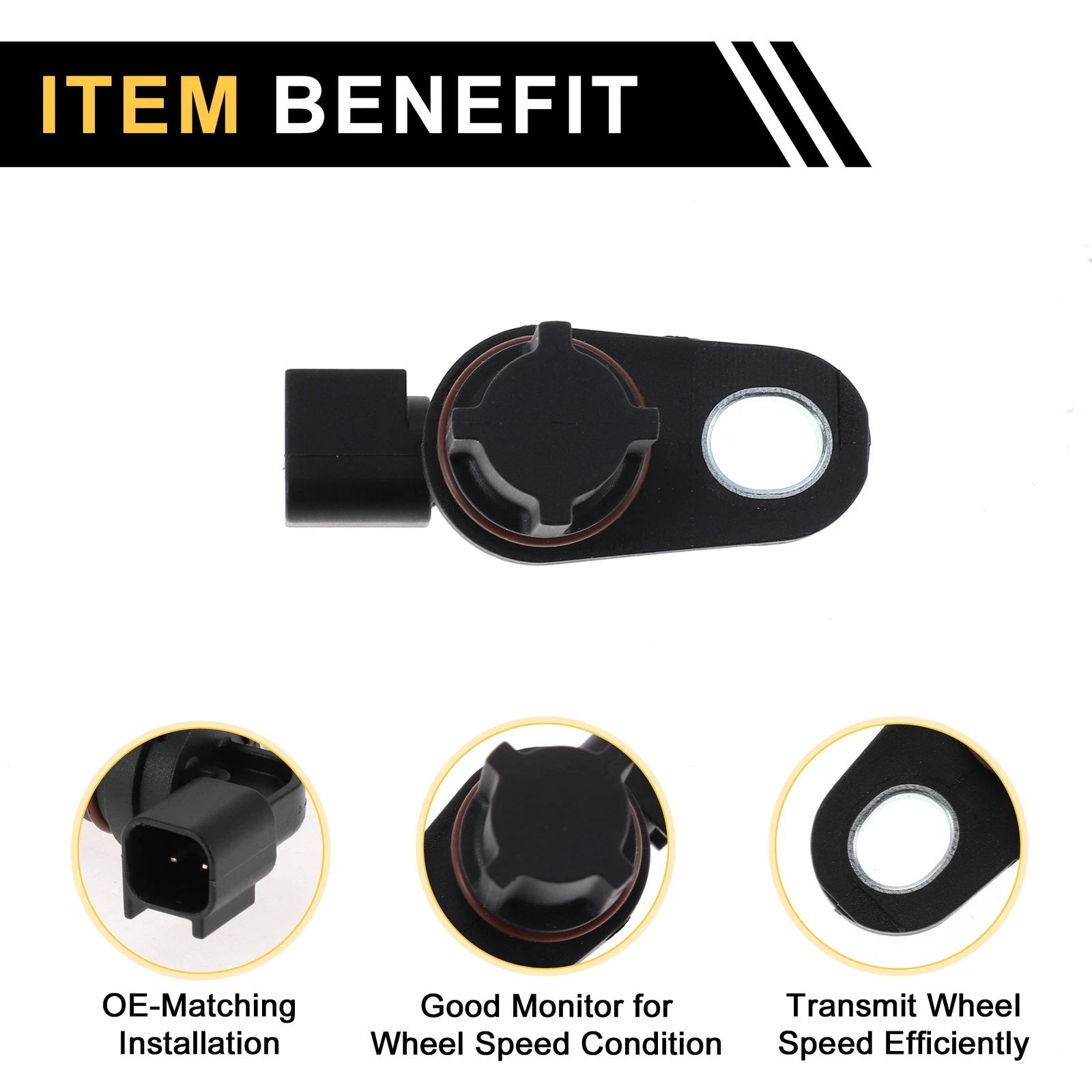 ABS Wheel Speed Sensor for Ford F-250 F-350 F-450 Super Duty (2005–2013)