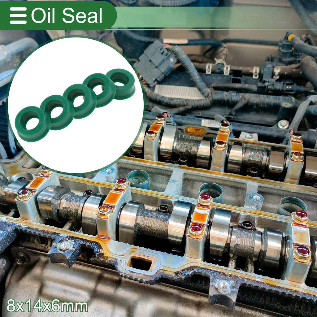 Set of 5 Oil Seal Rotary Shaft Seal 8x14x6mm for Various Models