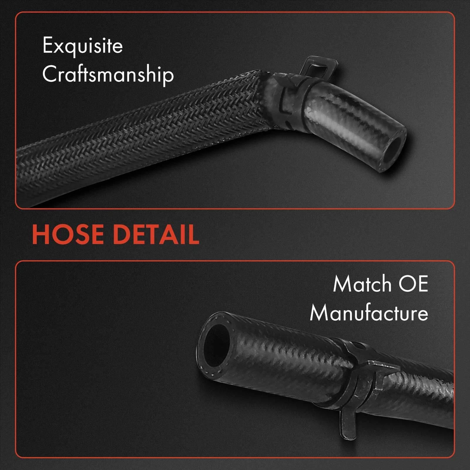 3X Power Steering Return & Reservoir Line Hose for Ford Edge (2012-2014)