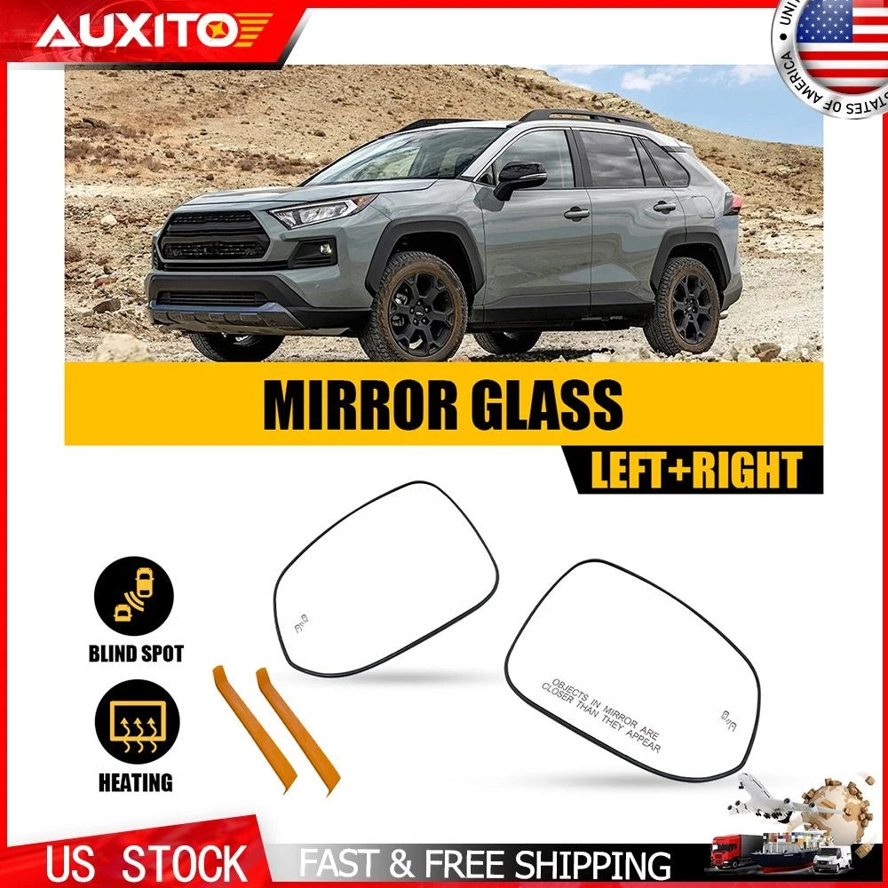 Heated Blind Spot Door Side Mirror Glass for Toyota RAV4 (2019–2024)