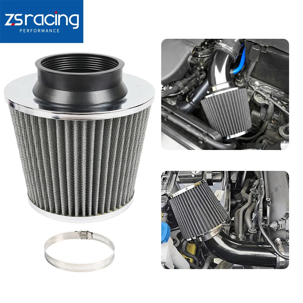 3" 76mm High Flow Inlet Cold Air Intake Filter for