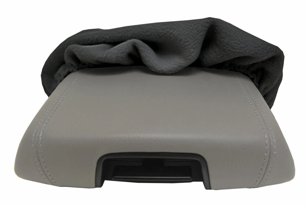 Center Console Lid Armrest Cover for Kia Sedona (2015–2020) Black Fleece