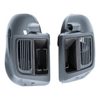 Lower Vented Fairings for Harley Touring (2014–2023) Gunship Gray