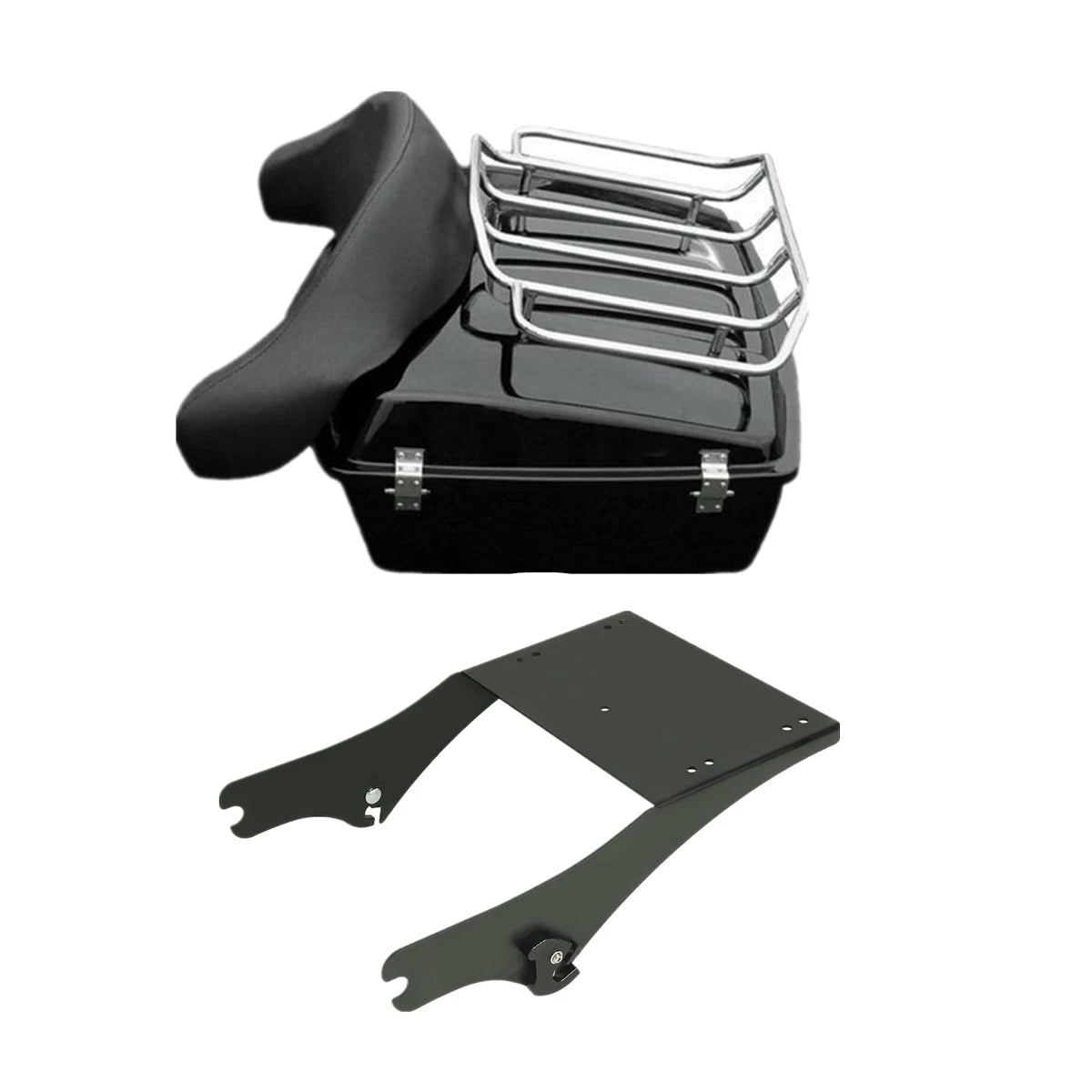 Chopped Pack Trunk Mount Rack for Harley Electra Glide (1997–2008)