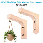 Hanging Plant Hook for Wooden Basket Wall Flower Pot (Plant Hanger)