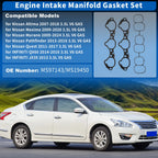 Intake Manifold Gasket Set for Nissan Altima (2007–2018) MS97143/MS19450