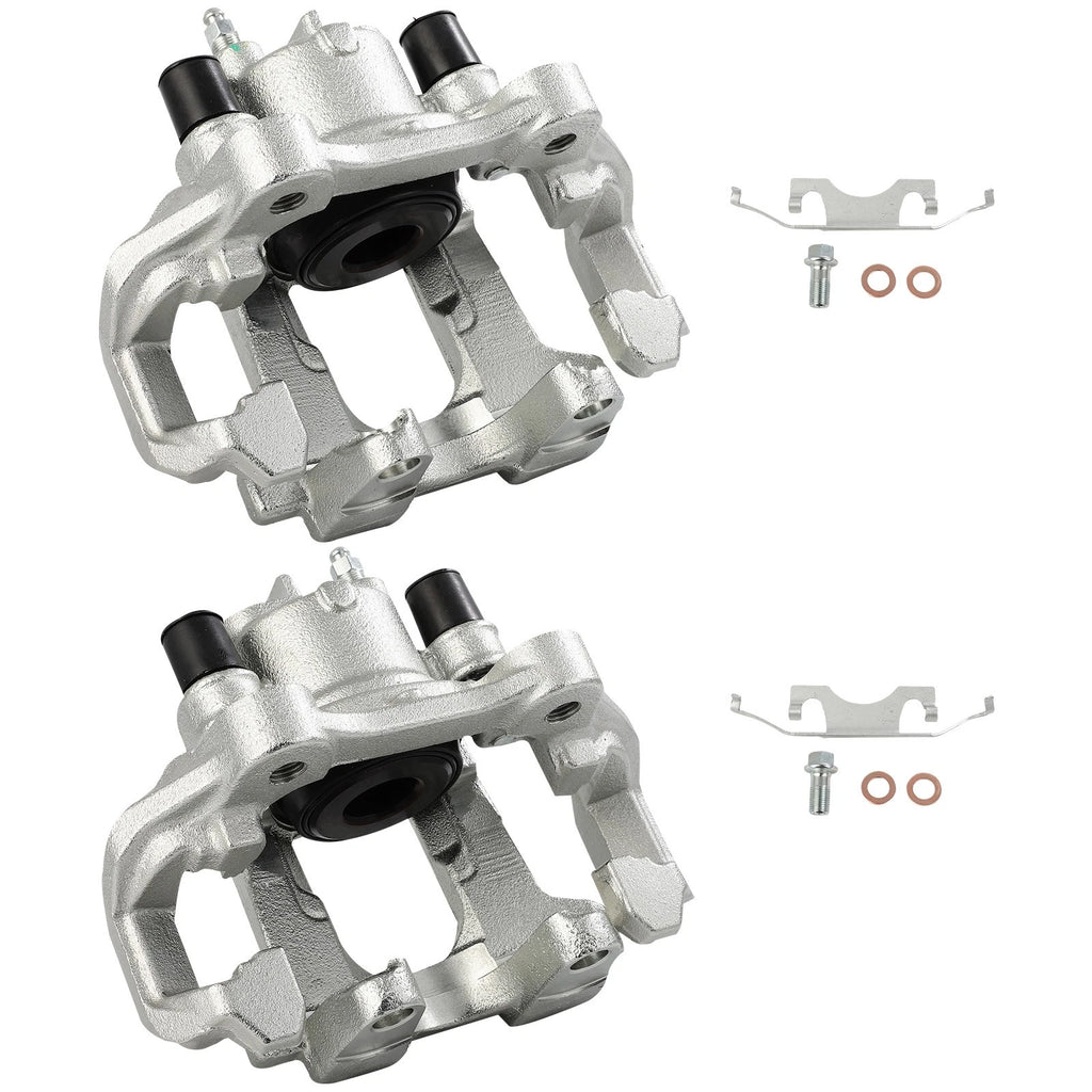 Set of 2 Rear Brake Calipers with Bracket for Dodge Durango (2011–2020)