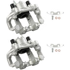 Set of 2 Rear Brake Calipers with Bracket for Dodge Durango (2011–2020)