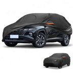 Waterproof Car Cover for Hyundai Tucson (2004–2024) Black 210D-PU