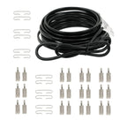 Heat Tape Roof De-icing Cable Kit for Snow Melting (120V, 24 Feet)