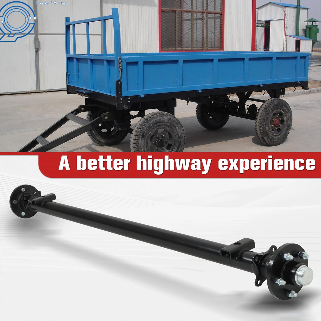 Trailer Axle for 3500 lbs (5 Lug, 4.5" Hub Face, 48" Wide Frame)