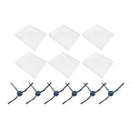 6 HEPA Filters + 6 Side Brushes Replacement Kit for Eufy G50 L60 (N/A)