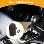 Gear Shift Knob Cover for Nissan Altima (2019–2024) Black Brown Faux Leather