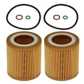 Oil Filter Kit 2X for BMW 128i 135i 323i 325i 328i 330i (2006–2013) HU816X