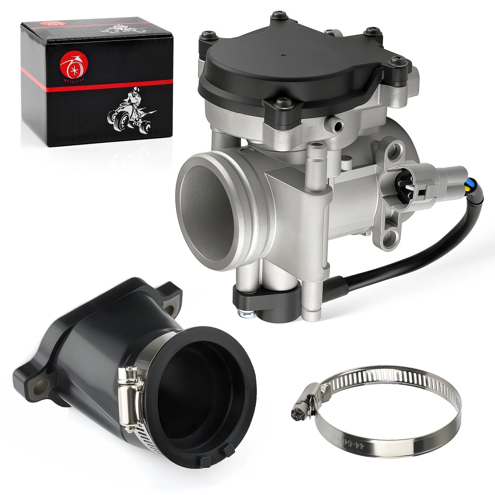 Throttle Body + Intake Adapter Boot for Polaris Sportsman 800 X2 (2008–2010) 1202836