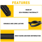 Set of 4 Universal 28" Silicone Frameless Windshield Wiper Blade Refills