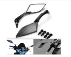 Carbon Diamond Blade Rearview Mirrors 8mm 10mm for Honda Shadow Valkyrie Magna