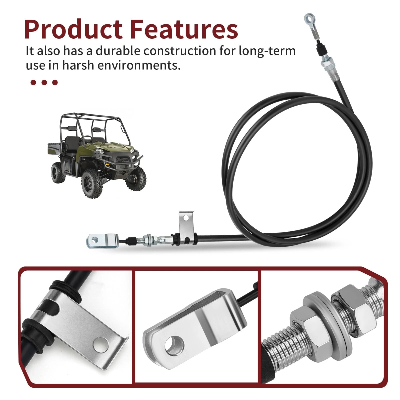 Parking Brake Cable for Polaris Ranger 500/700/XP 700 (2007–2009) 7081435