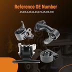 Motor Mount Kit 4PC for Jeep Compass Patriot (2007–2016) AWD 4WD 2.4L