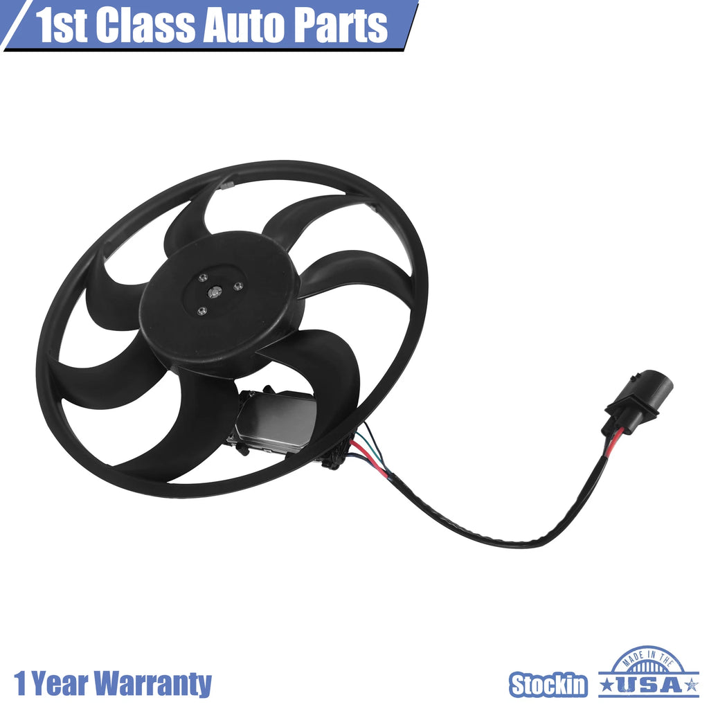 Right Engine Radiator Cooling Fan for VW Touareg Audi Q7 (2004–2010)