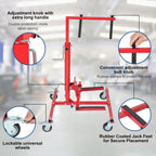 Adjustable Car Door Installer Jack Lift Hoist Bumper Stand 440lbs for All Models