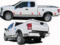 12pc. Luxury FX Upper Rocker Panel Trim for 2015-20 Ford F-150 Super Cab 5.5 Bed
