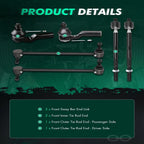Front Tie Rod End Sway Bar End for Ford C-Max Escape Focus (2013–2014)