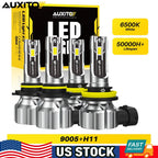 AUXITO 9005 H11 LED Headlight Bulb Kit Combo 6500K 160000LM for