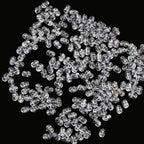 100pcs Transparent Fishing Beads Double Pink/Luminous Green