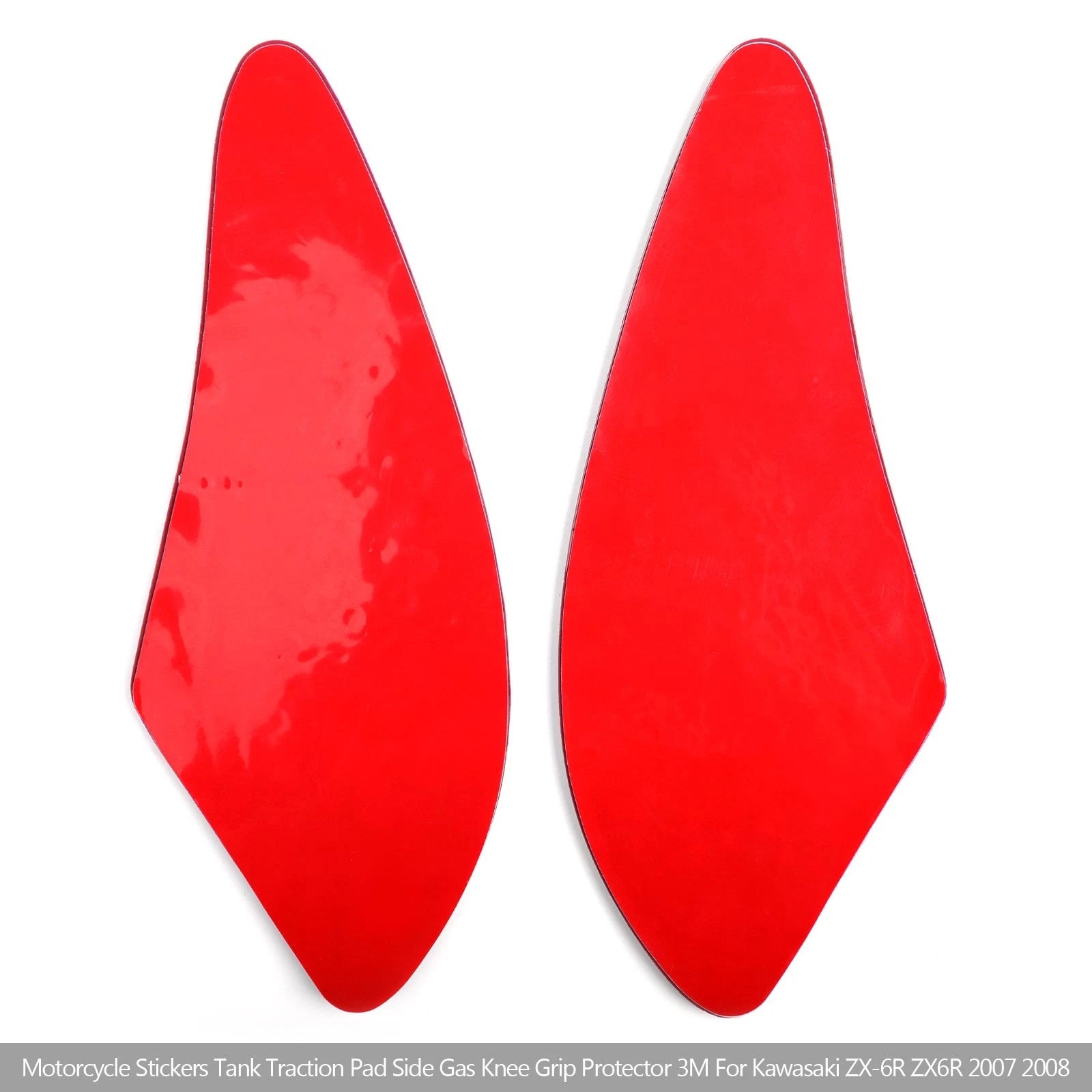 Side Tank Traction Grip Pads for Kawasaki Ninja ZX6R (2007–2008)