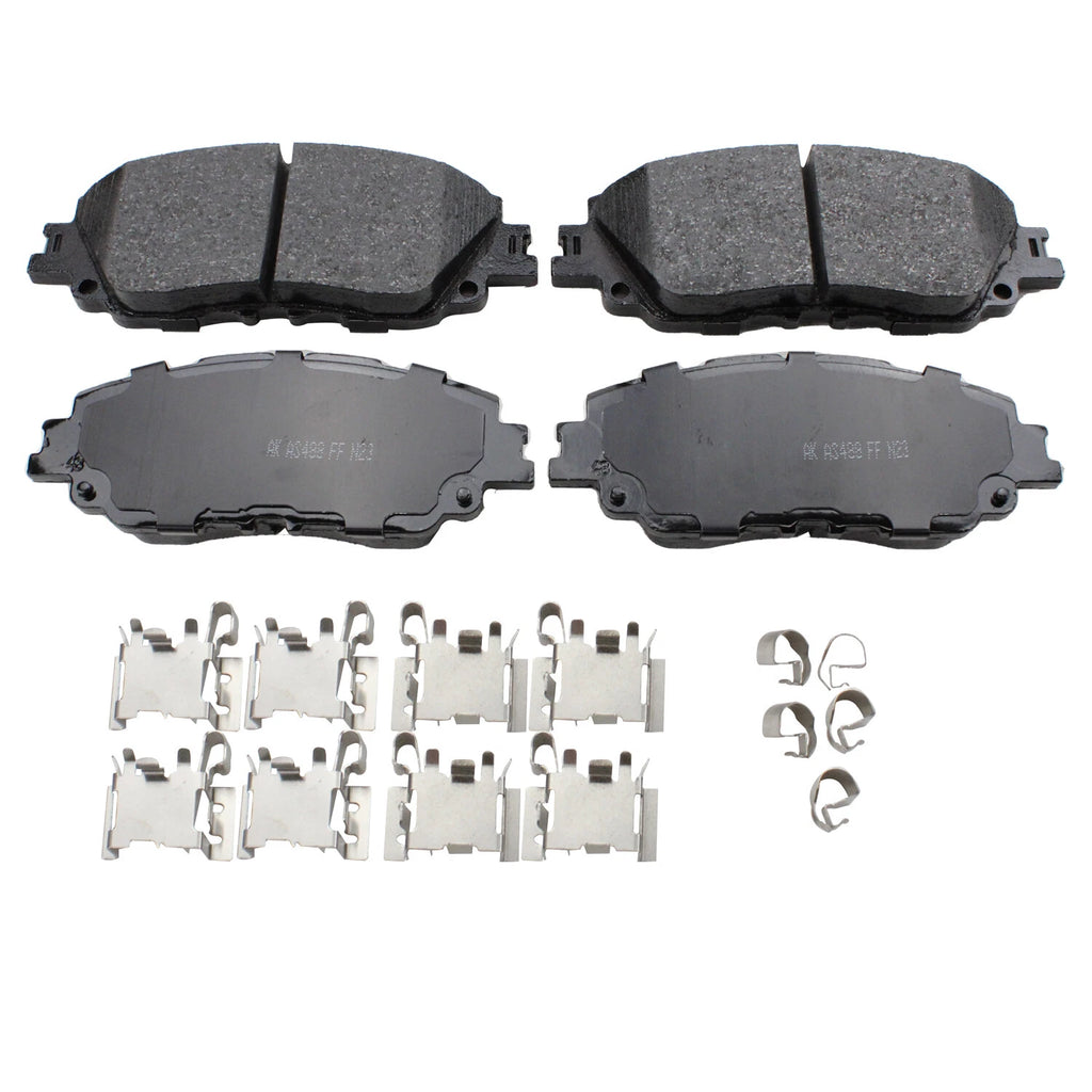 Akebono ProACT Front Ceramic Brake Pads for Lexus UX250, Toyota RAV4, Avalon, Camry (2019–2023)