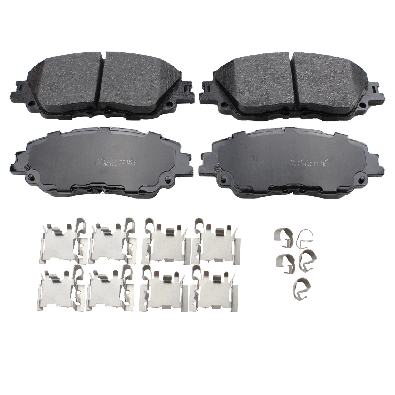 Akebono ProACT Front Ceramic Brake Pads for Lexus UX250, Toyota RAV4, Avalon, Camry (2019–2023)