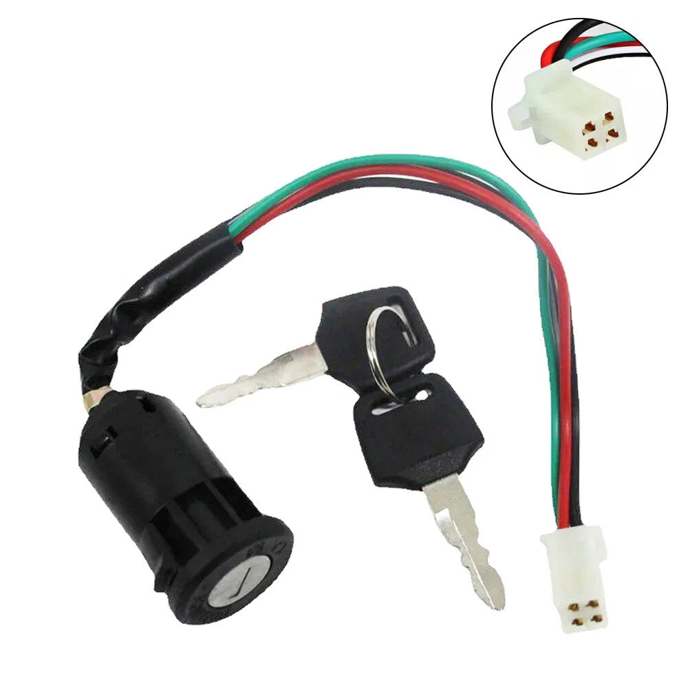 4 Wire Ignition Key Switch for 50cc 110cc 125cc 250cc Pit Quad Dirt Bike ATV