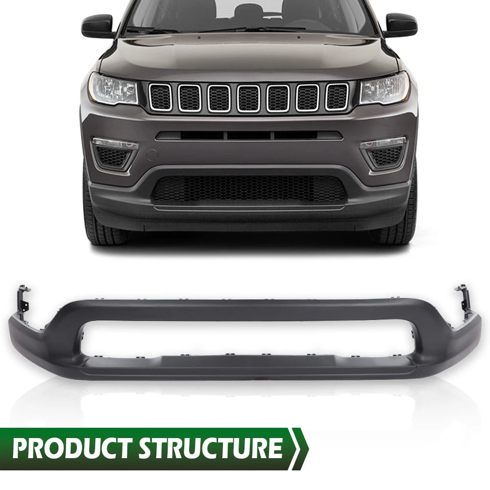 Front Lower Bumper Cover for Jeep Compass (2017–2021) Textured Finish