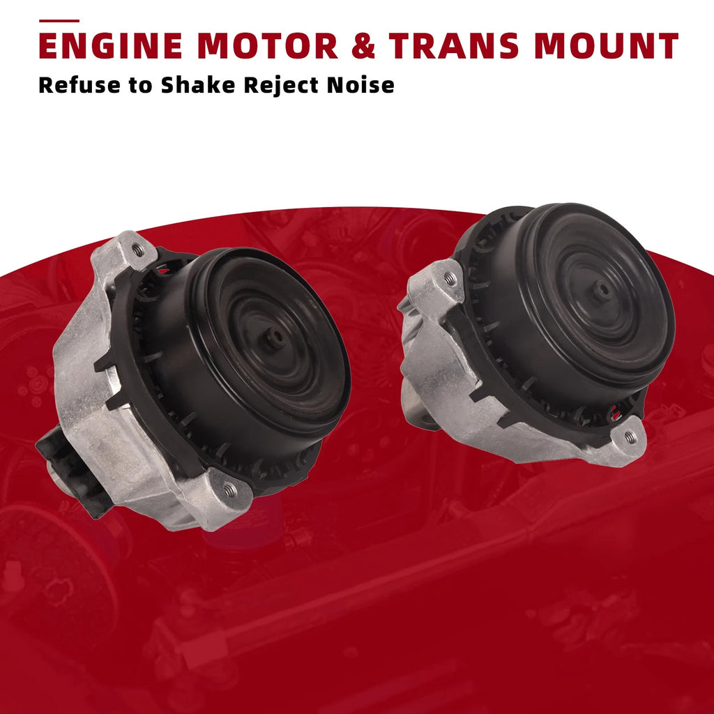 2Pcs Engine Motor Mount for BMW 530i 540i 740i 840i