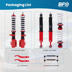 Adjustable Coilover Shock Strut Low Kit for Toyota Yaris (2007–2011)