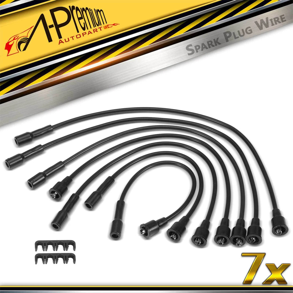 7x Spark Plug Wire Set for Ford F-150 F-100 F-250 F-350 (1967–1976)