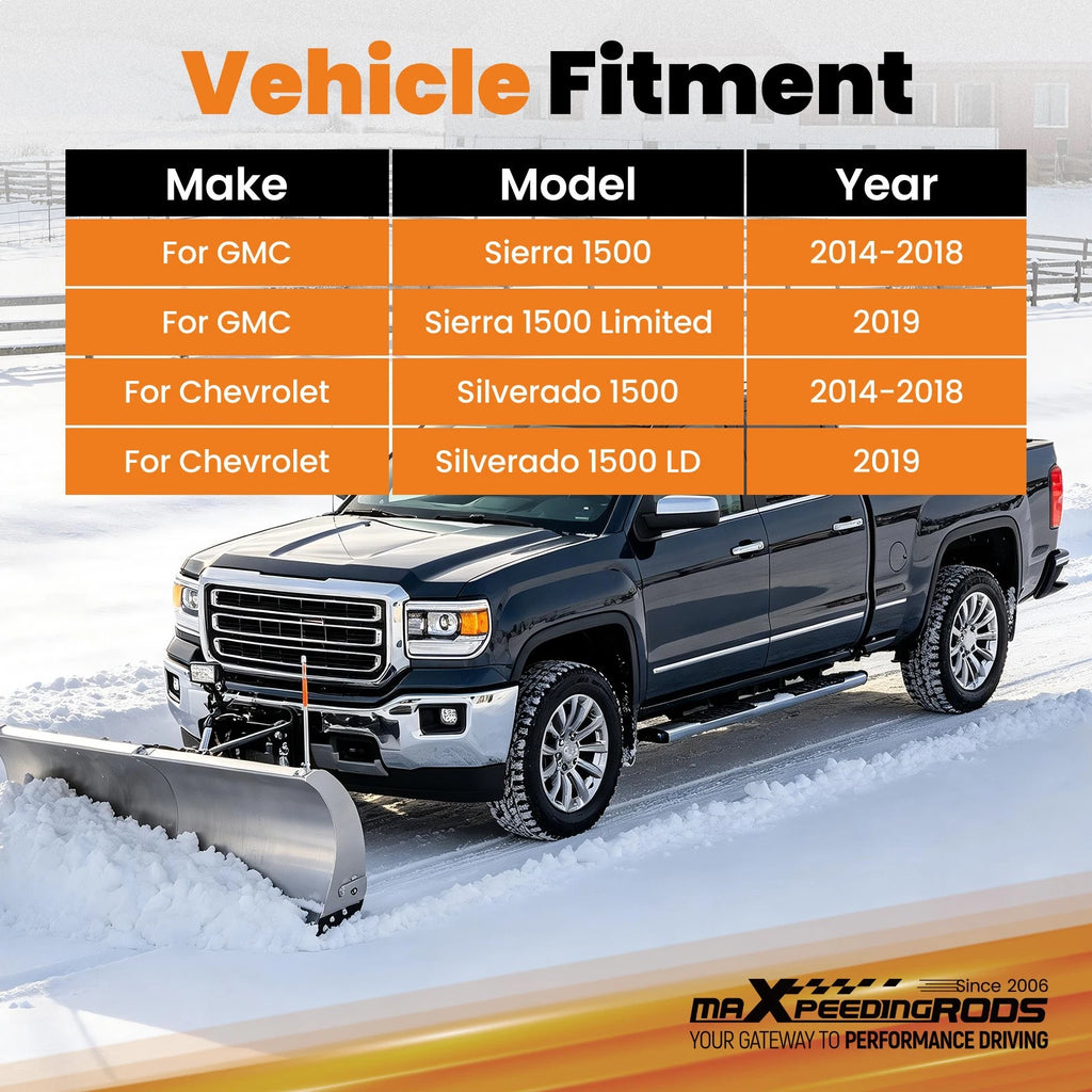 Class 3 Front Trailer Hitch for Chevrolet Silverado 1500 (2014–2018) 2in 5000lbs