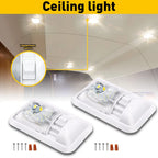 LED RV Ceiling Dome Light for Trailer Camper (12V)